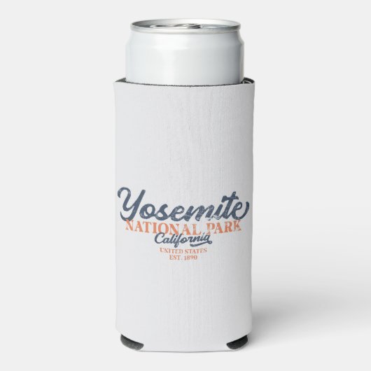 Yosemite Grizzly Beer, Californië Seltzer Blikjeskoeler (Seltzer Achterkant)