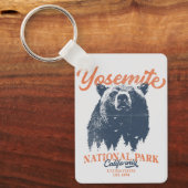 Yosemite Grizzly Beer, Californië Sleutelhanger (Voorkant)