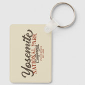 Yosemite Grizzly Beer, Californië Sleutelhanger (Achterkant)