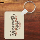 Yosemite Grizzly Beer, Californië Sleutelhanger (Achterkant)