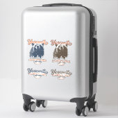 Yosemite Grizzly Beer, Californië Sticker (Koffer)
