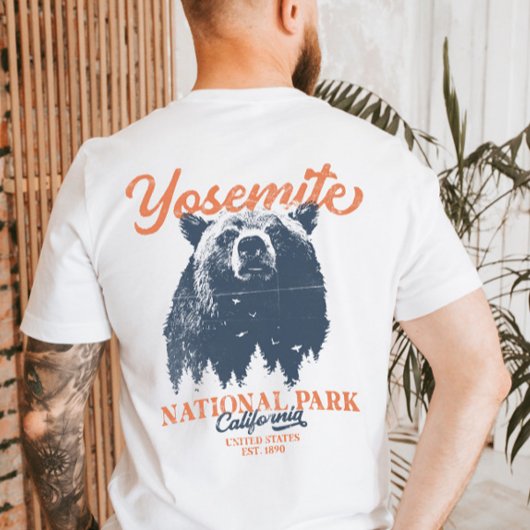 Yosemite Grizzly Beer, Californië T-shirt