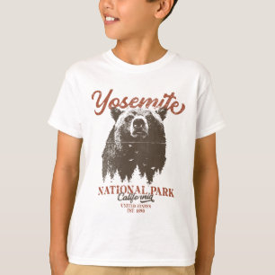 Yosemite Grizzly Beer, Californië T-shirt