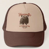 Yosemite Grizzly Beer, Californië Trucker Pet (Voorkant)