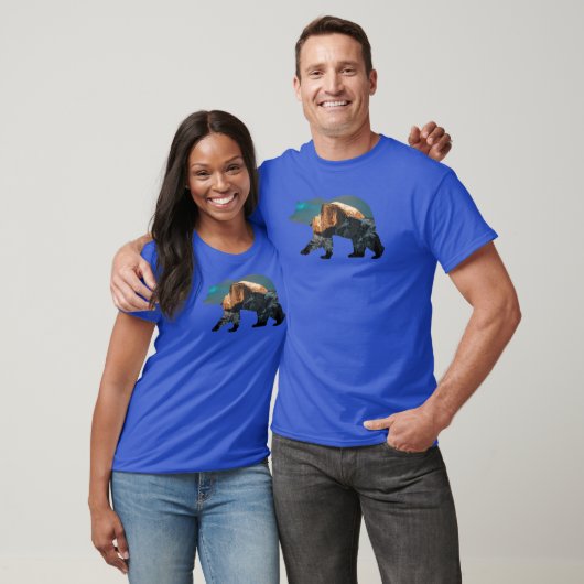 Yosemite Half Dome Bear Oversized T-shirt (Unisex)