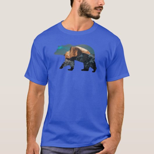 Yosemite Half Dome Beer Oversized T-shirt (Voorkant)