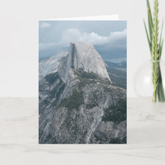 Yosemite Half Dome Blank Folded Greeting Card Kaart