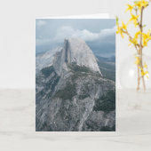 Yosemite Half Dome Blank Folded Greeting Card Kaart (Gele Bloem)
