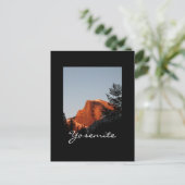 Yosemite Half Dome Briefkaart (Staand voorkant)