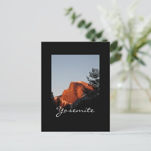 Yosemite Half Dome Briefkaart (Staand voorkant)