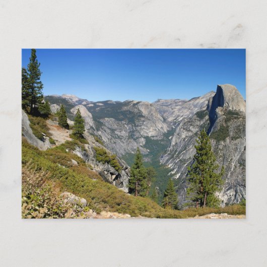 Yosemite Half Dome Briefkaart (Voorkant)