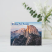 Yosemite Half Dome Briefkaart (Staand voorkant)