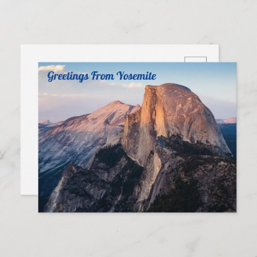Yosemite Half Dome Briefkaart (Voorkant / Achterkant)