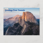 Yosemite Half Dome Briefkaart (Voorkant)