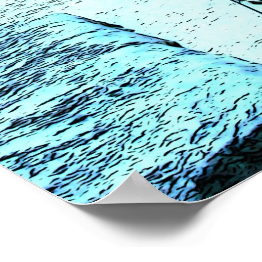 Yosemite Half Dome Cables Poster (Hoek)