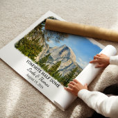 Yosemite Half Dome California Poster, Aquarel, Poster