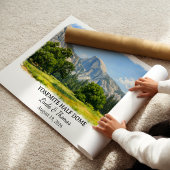 Yosemite Half Dome California Poster, Aquarel, Poster