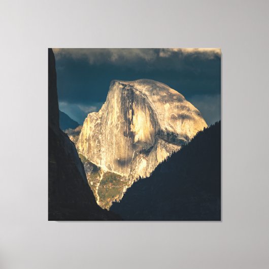 Yosemite - Half Dome - (Canvas 40" x 40")  Canvas Afdruk (Voorkant)