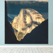 Yosemite - Half Dome - (Canvas 40" x 40")  Canvas Afdruk (Insitu (Houten vloer))
