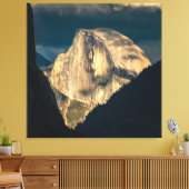 Yosemite - Half Dome - (Canvas 40" x 40")  Canvas Afdruk (Insitu (Woonkamer))