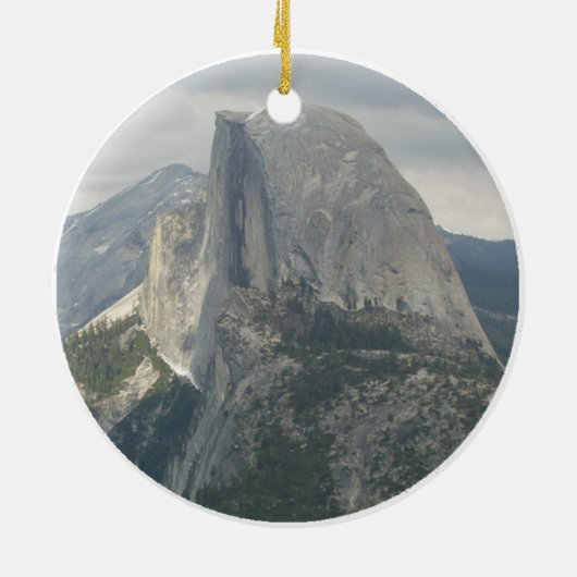 Yosemite Half Dome Keramisch Ornament (Achterkant)