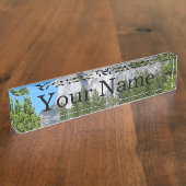 Yosemite Half Dome Naambordje (Zijkant)