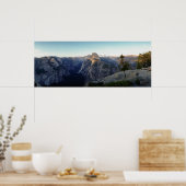 Yosemite Half-Dome Panorama Poster (Keuken)
