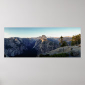 Yosemite Half-Dome Panorama Poster (Voorkant)