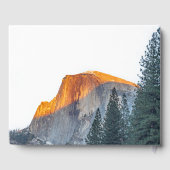 Yosemite Half Dome Sunset Wedding Gastboek Gastenboek (Achterkant)