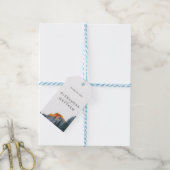 Yosemite Half Dome Sunset Wedding Gift Labels Cadeaulabel (Met Touw)