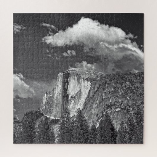 Yosemite - Half koepel - B-n-W - 20x20 - 676 pcs Legpuzzel (Verticaal)
