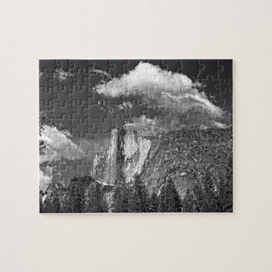 Yosemite - Half koepel - B-n-W - 8x10 - 110 stuks. Legpuzzel (Horizontaal)