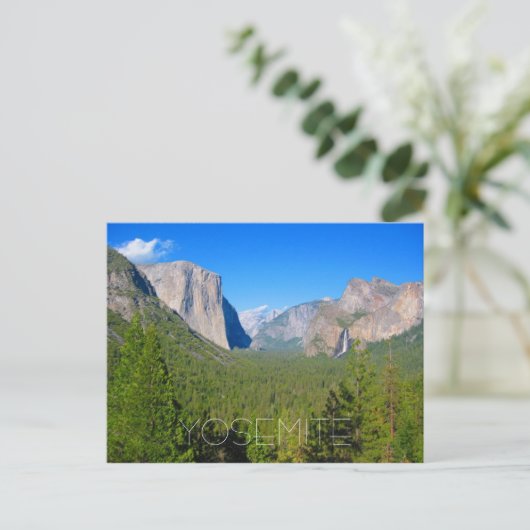 yosemite halve dome briefkaart (Staand voorkant)