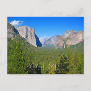yosemite halve dome briefkaart