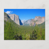 yosemite halve dome briefkaart (Voorkant)