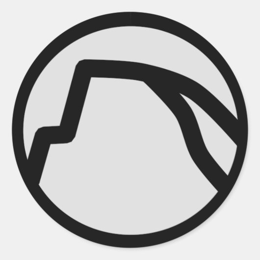 Yosemite halve koepel Sticker (Voorkant)