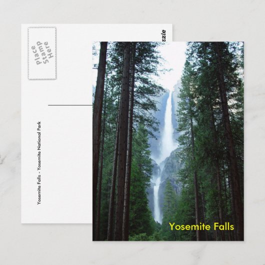 Yosemite Herfst Briefkaart (Voorkant / Achterkant)
