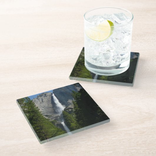 Yosemite Herfst II uit het Yosemite National Park Glazen Onderzetter (Schuin)