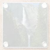 Yosemite Herfst II uit het Yosemite National Park Glazen Onderzetter (Achterkant)