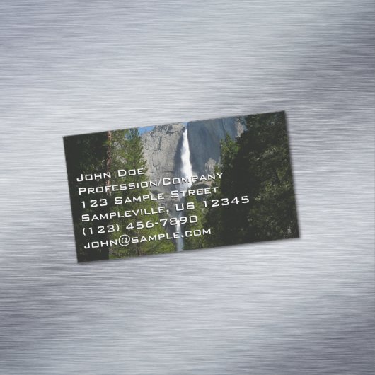 Yosemite Herfst II uit het Yosemite National Park Magnetisch Visitekaartje (Voorbeeld)