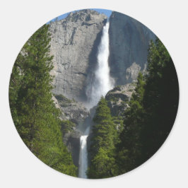 Yosemite Herfst II uit het Yosemite National Park Ronde Sticker