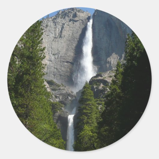 Yosemite Herfst II uit het Yosemite National Park Ronde Sticker (Voorkant)