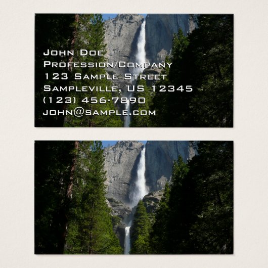 Yosemite Herfst II uit het Yosemite National Park Visitekaartje (Voorkant /achterkant)