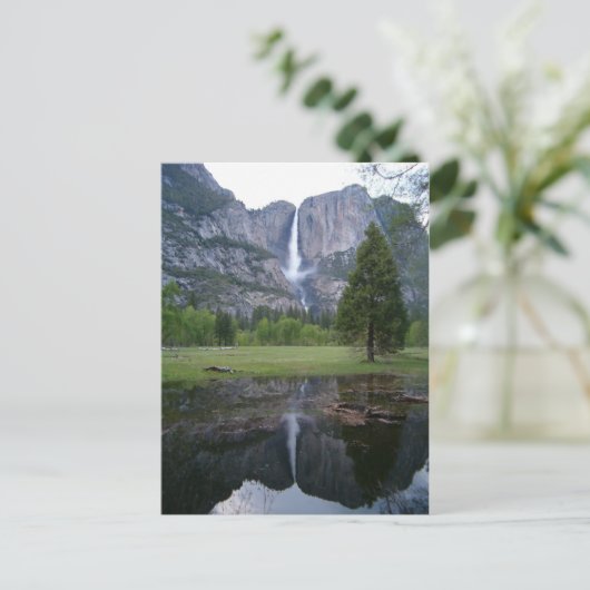 yosemite herfst reflectie briefkaart (Staand voorkant)