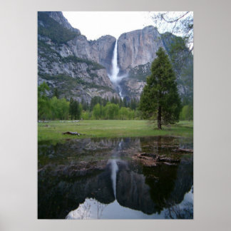 yosemite herfst reflectie poster