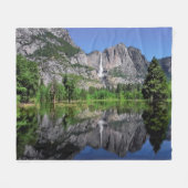 Yosemite Herfst Reflection Fleece Deken (Voorkant (Horizontaal))