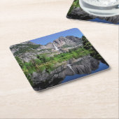 Yosemite Herfst Reflection Kartonnen Onderzetters (Schuin)