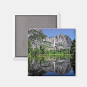 Yosemite Herfst Reflection Magneet (Voorkant / Achterkant)