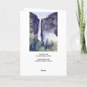 Yosemite Herfsten 2, Yosemite National Park Feestdagen Kaart (Achterkant)