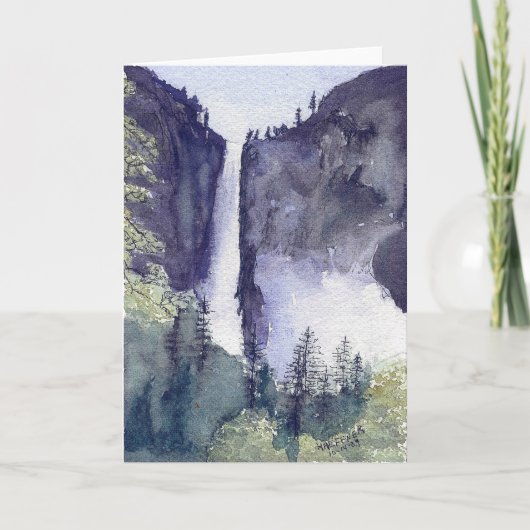 Yosemite Herfsten 2, Yosemite National Park Feestdagen Kaart (Voorkant)